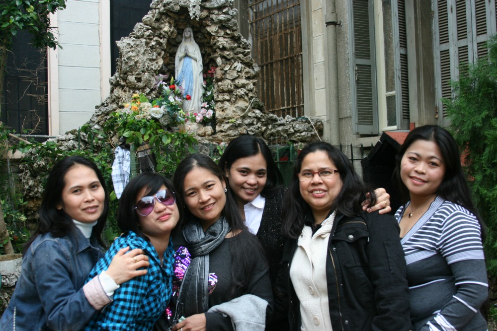 Filipina domestic workers, Christmas Day