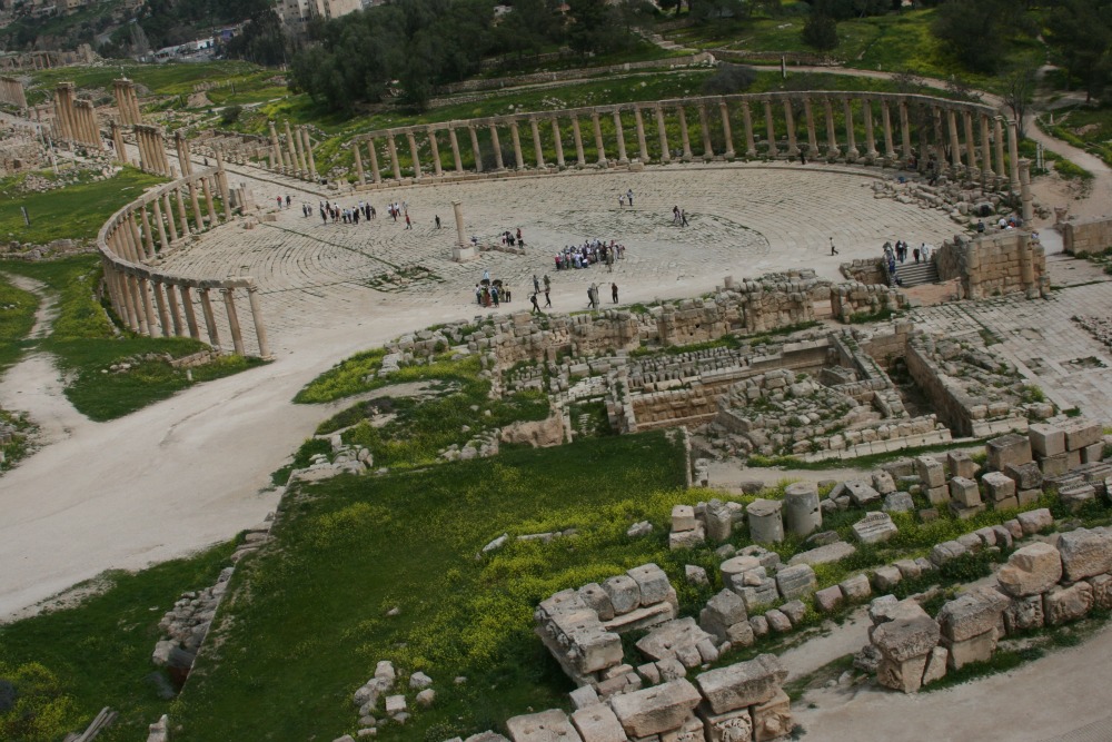 Roman forum, Jerash