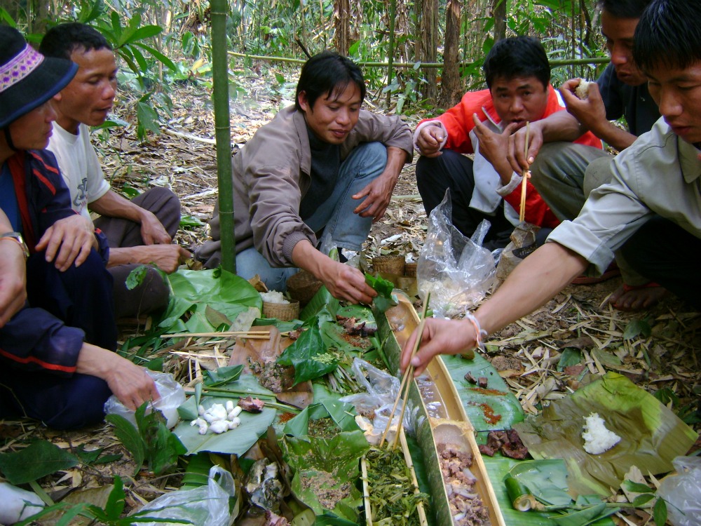 Khmu barbecue, Nam Ha National Protected Area