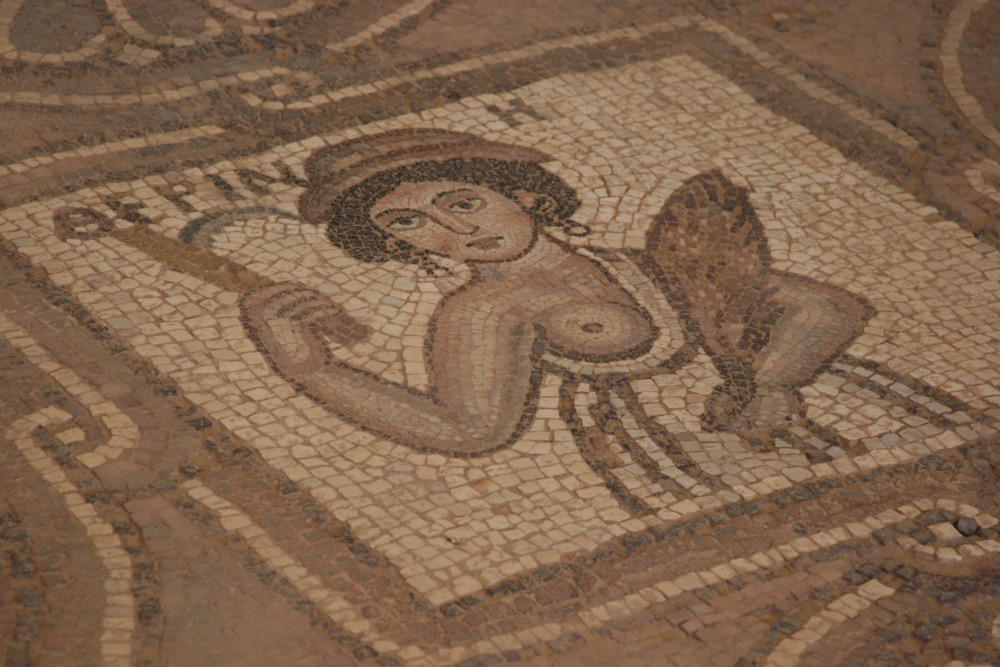 Byzantine floor mosaic