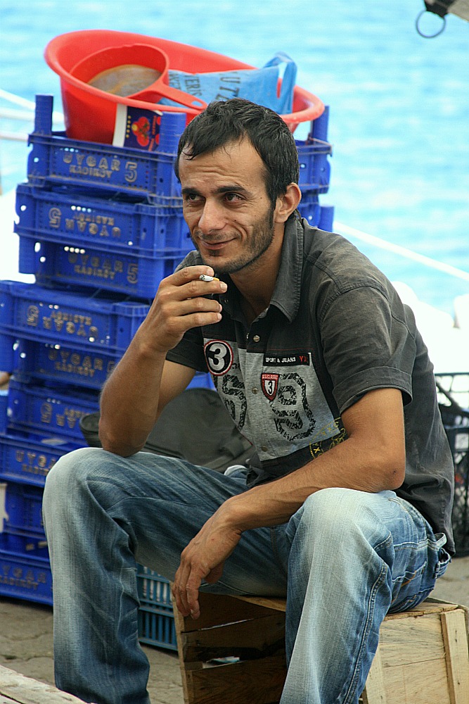 Market vendor, Kinaliada