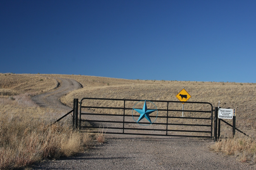 NM 78 near Mule Creek, New Mexico