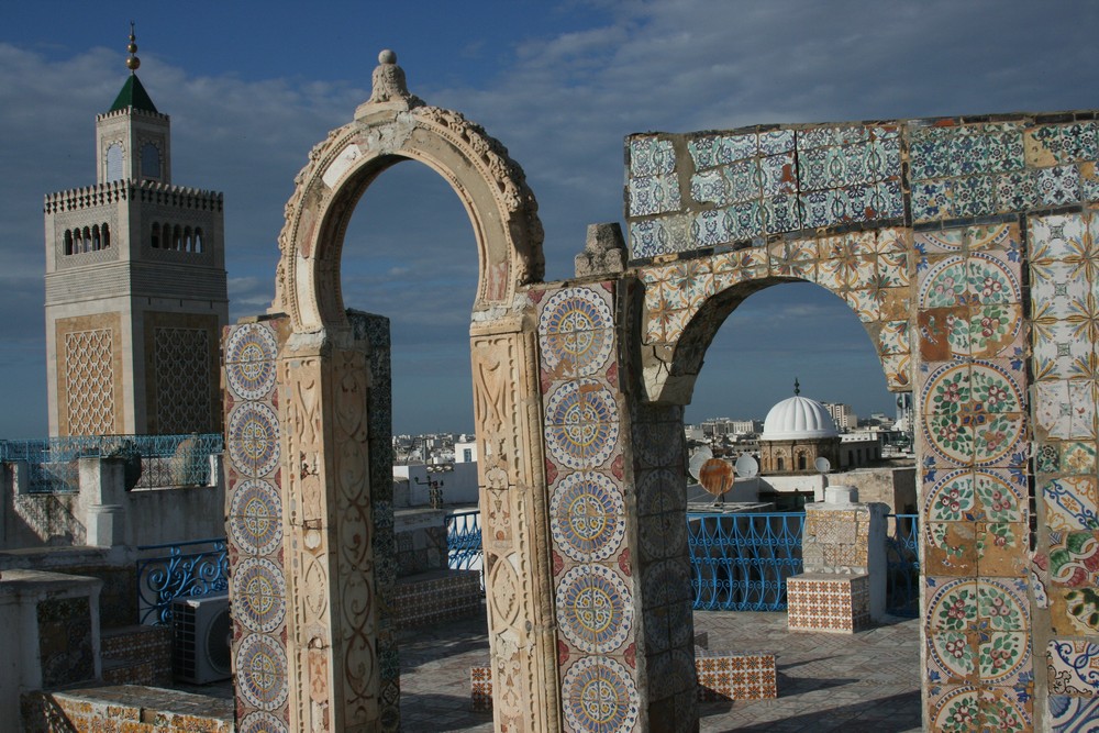 Medina rooftop, Tunis